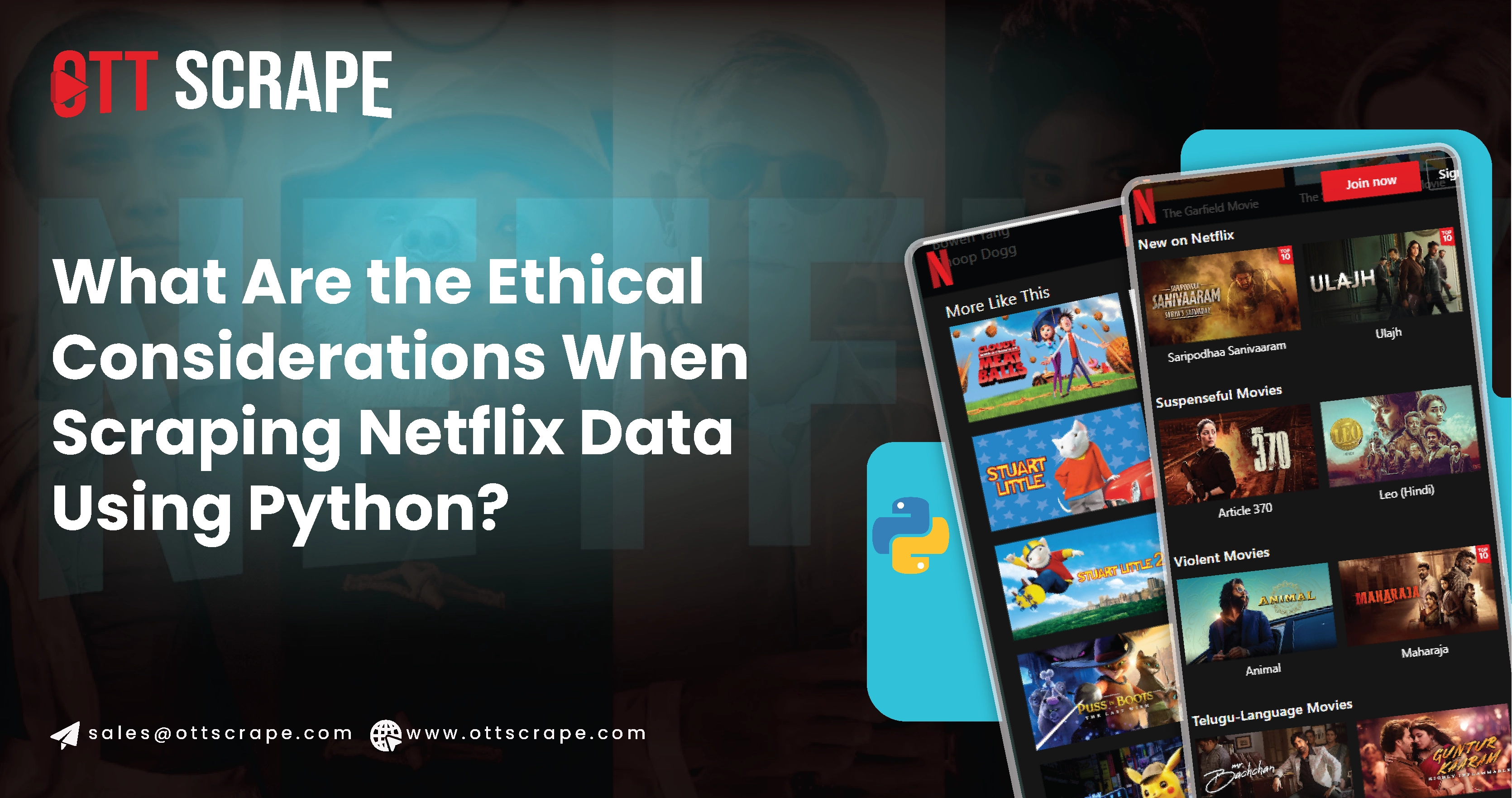 What Are the Ethical Considerations When Scraping Netflix Data Using Python